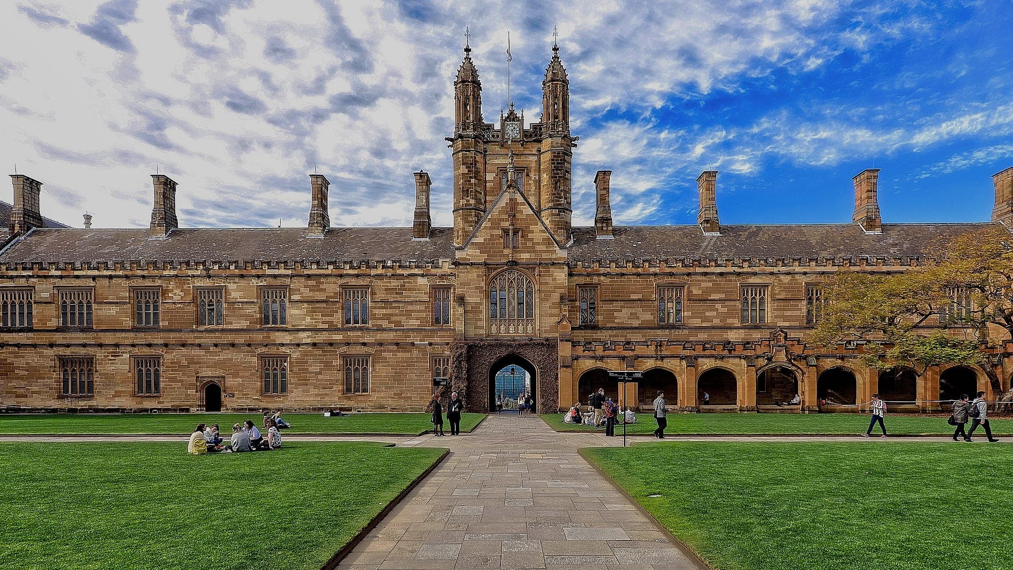 The Main Quadrangle of the University of Sydney