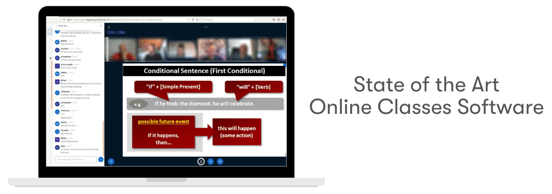 State of the art online classes software