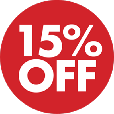 15 Off Discount png hd